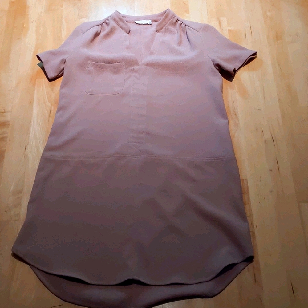 Lush Pretty Pink Dress Size S With Front Pocket
